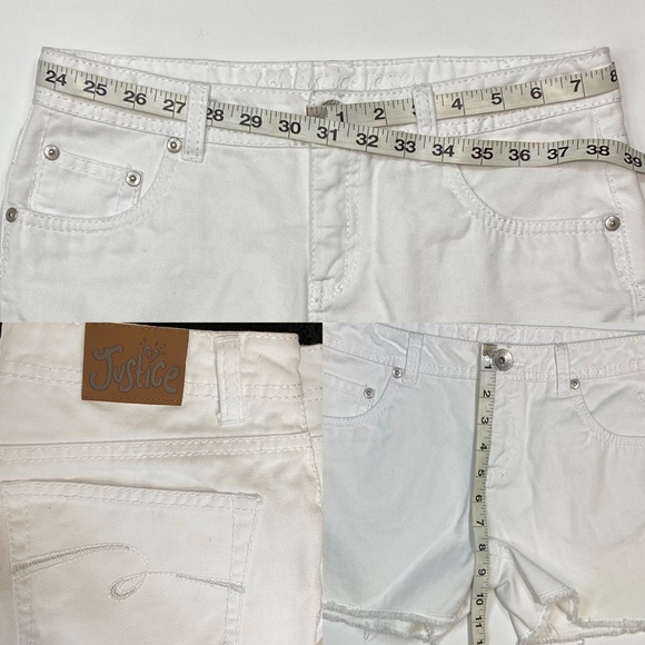 Justice Girls Denim Shorts - Picture 3 of 7